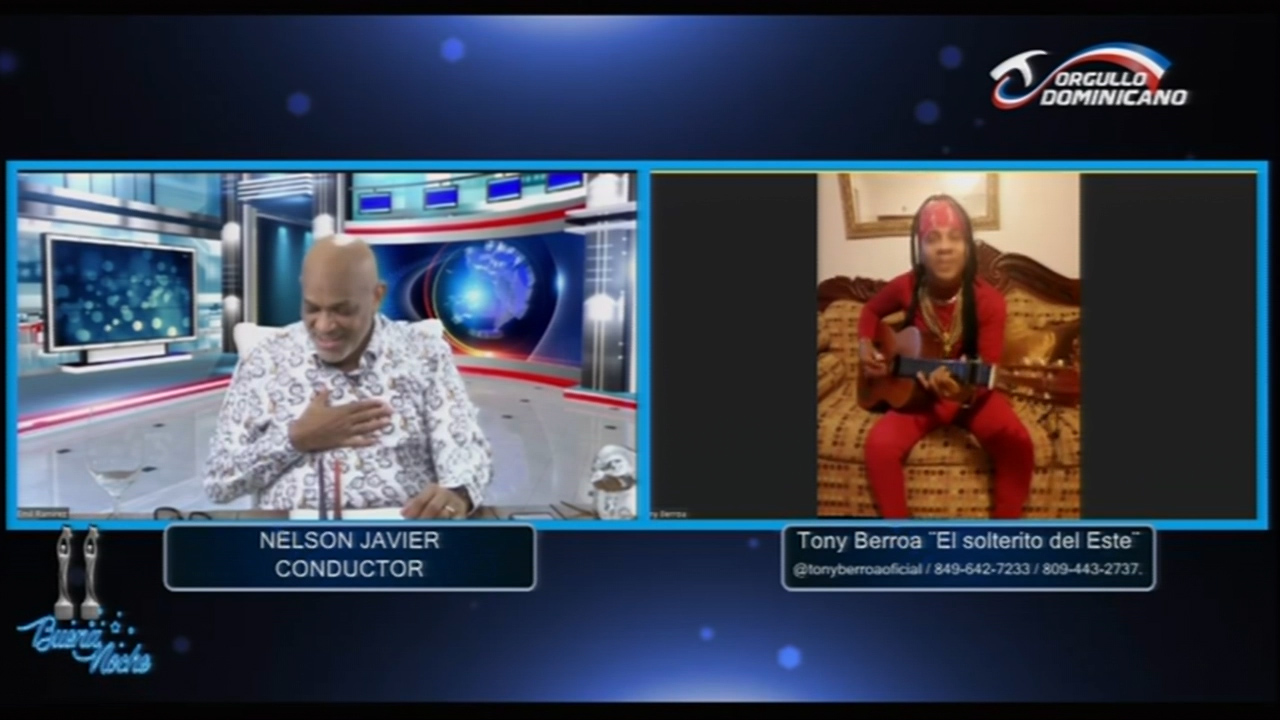 Tony Berroa El Solterito Del Este Nos Canta Algunos De Sus éxitos | Buena Noche