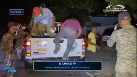 El Choco TV Desde Las Calles De Santiago En Toque De Queda | Buena Noche