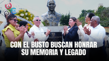 Ayuntamiento De Santo Domingo Este, Devela Busto En Honor A Martin Luther King 