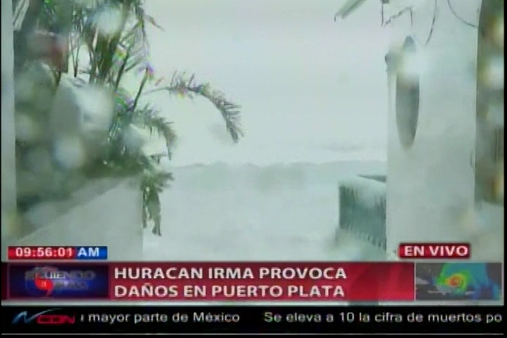 Huracán Irma Provoca Daños En Puerto Plata, Se Registran Fuertes Oleajes En Cabarete