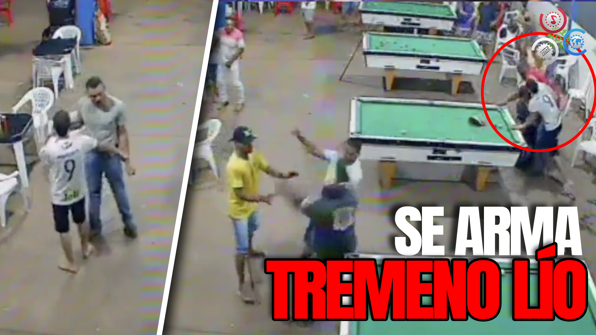 ¡A Palos Y Botellazos Terminan Personas En Billar De Brasil!