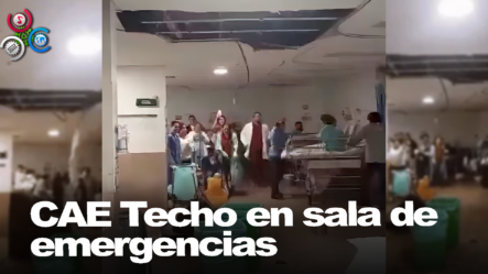 Techo En Sala De Emergencias Cae Por Fuga De Agua En México