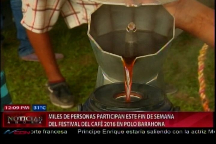 Miles De Personas Participaron Este Fin De Semana Del Festival Del Café 2016 En Polo De Barahona