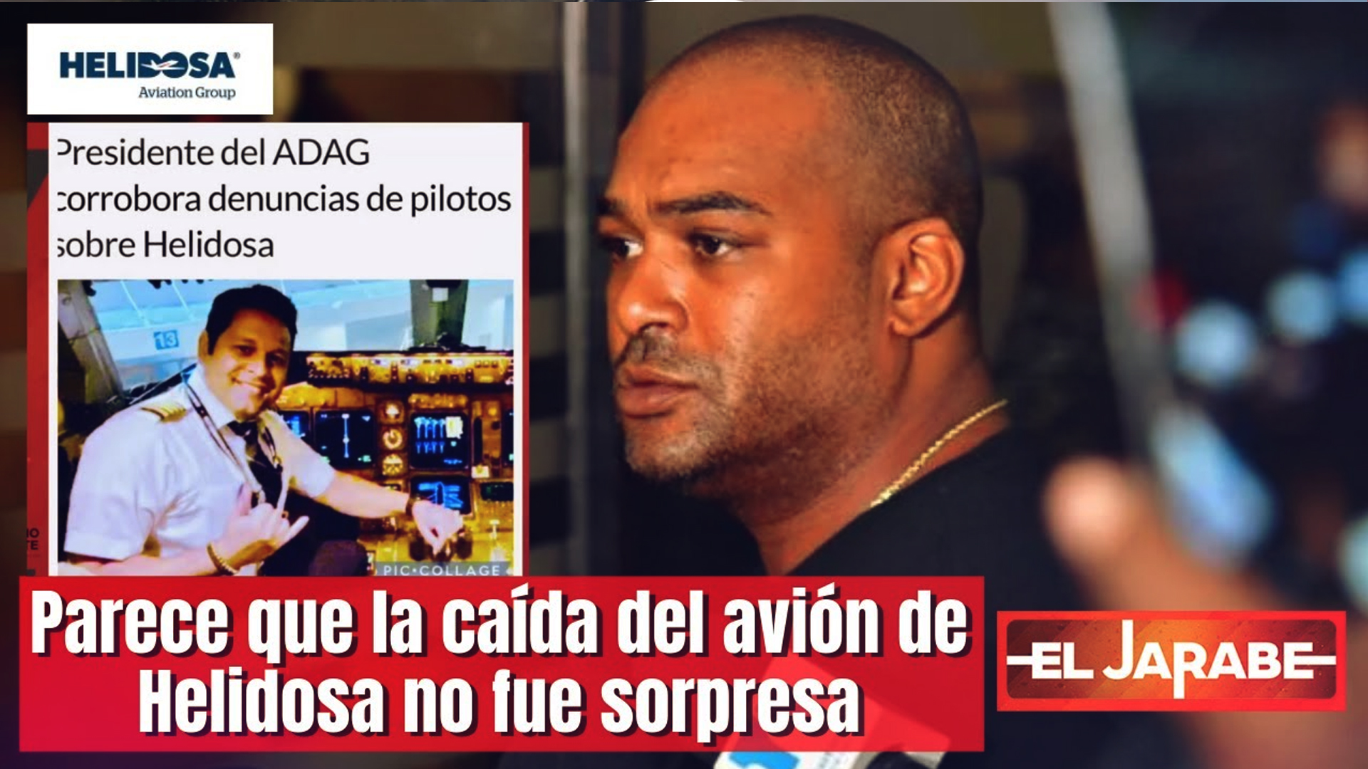 Parece Que La Caída Del Avión De Helidosa No Fue Sorpresa | El Jarabe