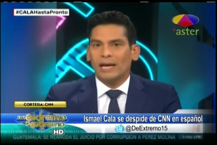 Ismael Cala Se Despide De CNN En Español