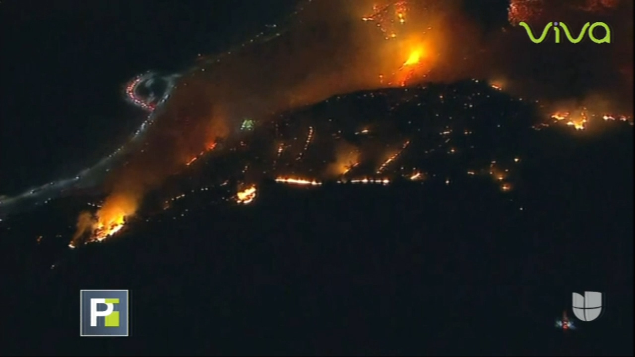 Continúan Ardiendo Sin Control Los Incendios En California Pese A Los Trabajos Del Cuerpo De Bombero