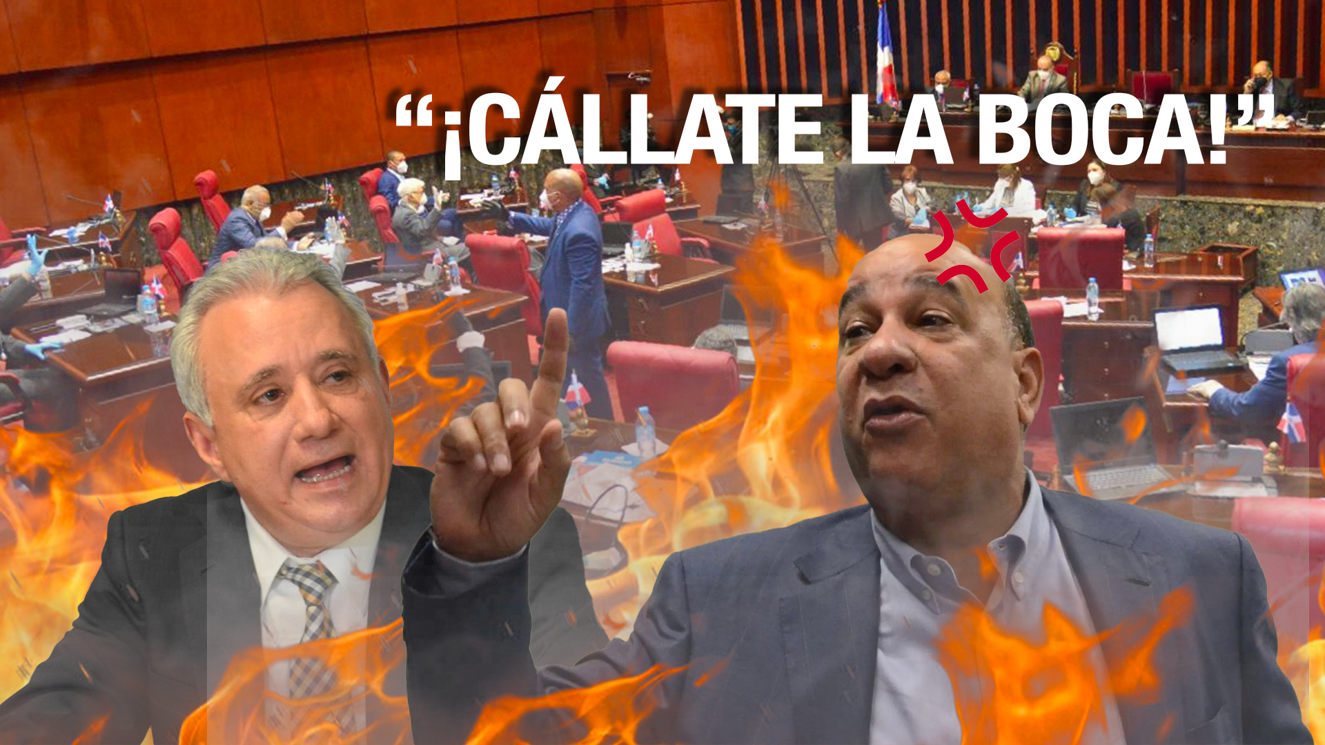 ¡Insólito! Bautista Rojas Manda A Callar A Antonio Taveras En Medio Del Senado