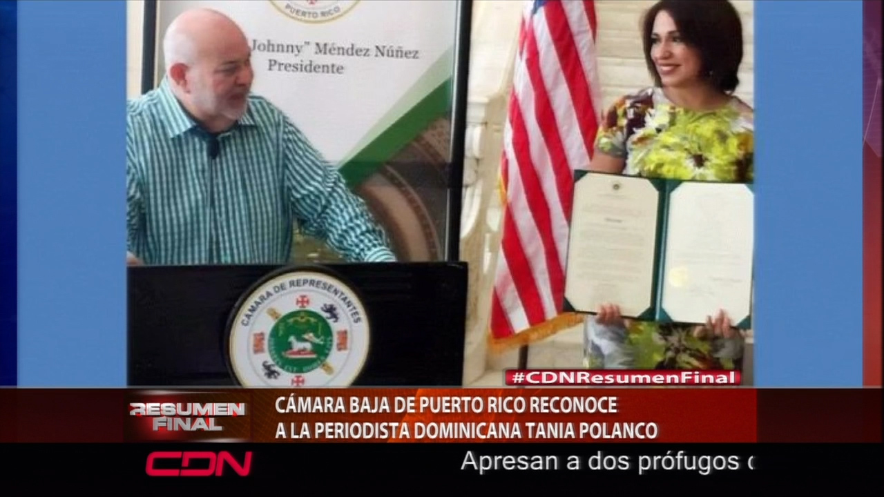 Cámara Baja De Puerto Rico Reconoce A La Periodista Dominicana Tania Polanco