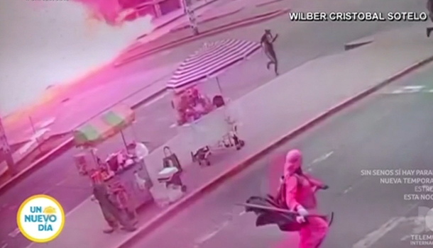 Penoso Momento En Que Camión Transportaba Gas Explota