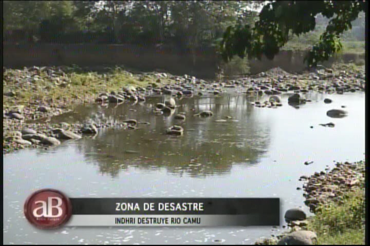 Zona De Desastre INDHRI Destruye Río Camu