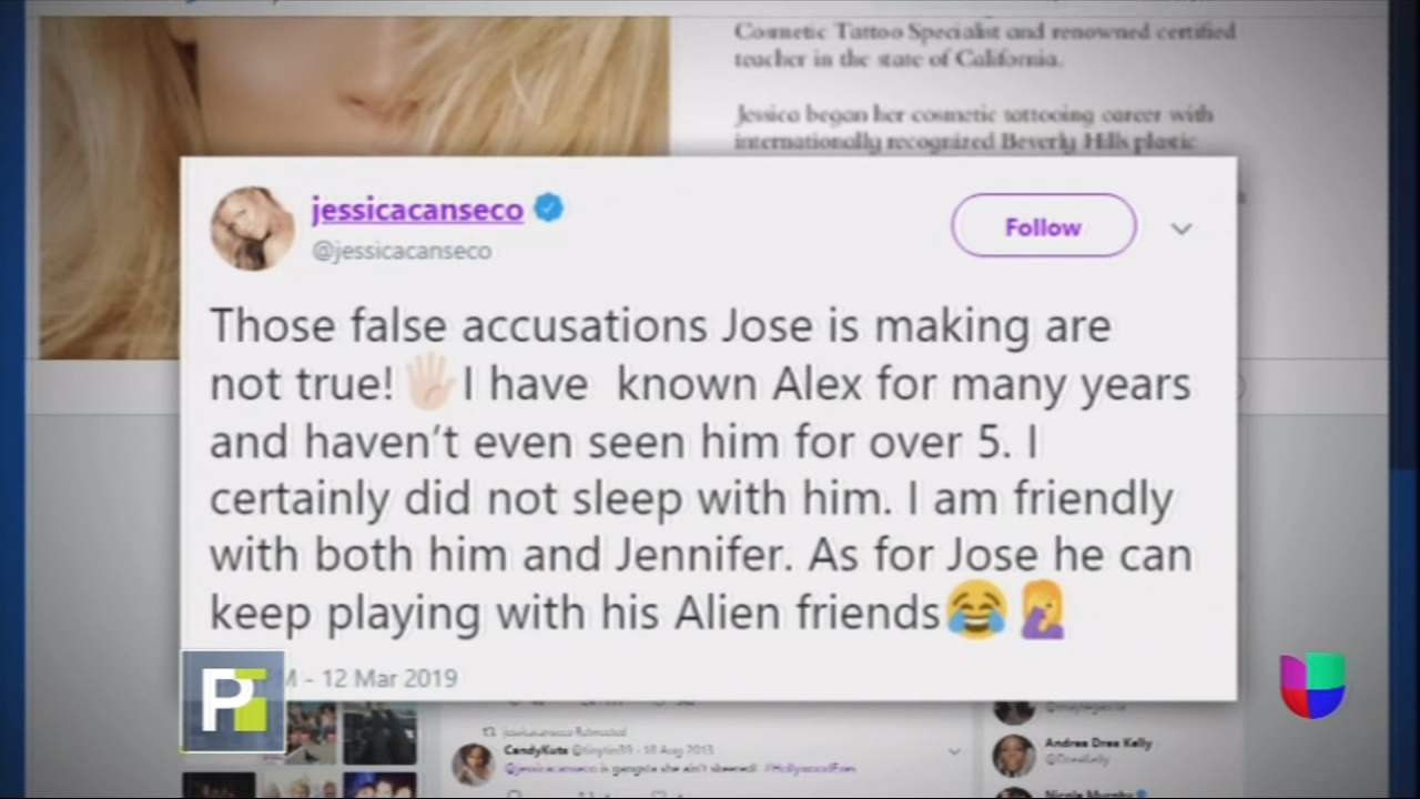 Ex Esposa De José Canseco Negó Que Tuviera Una Relación Con Alex Rodríguez