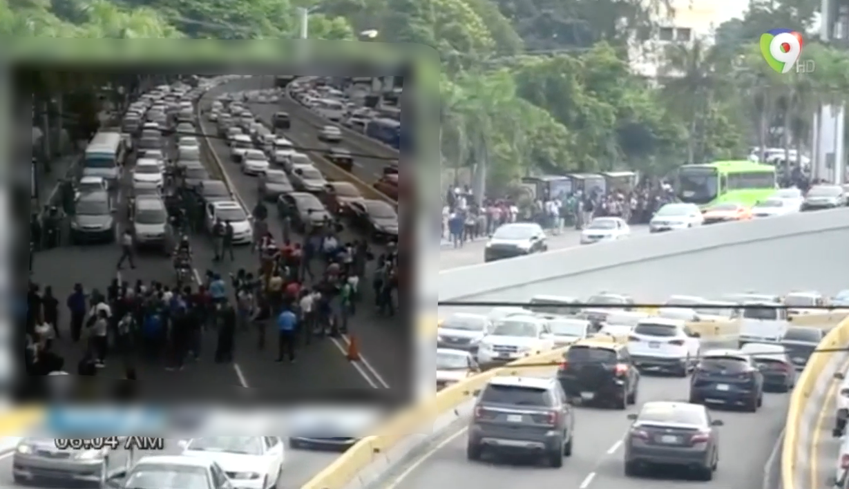 Caos Por FENATRANO Y Estudiantes De La UASD En Las Calles Por Aumento En Los Combustibles