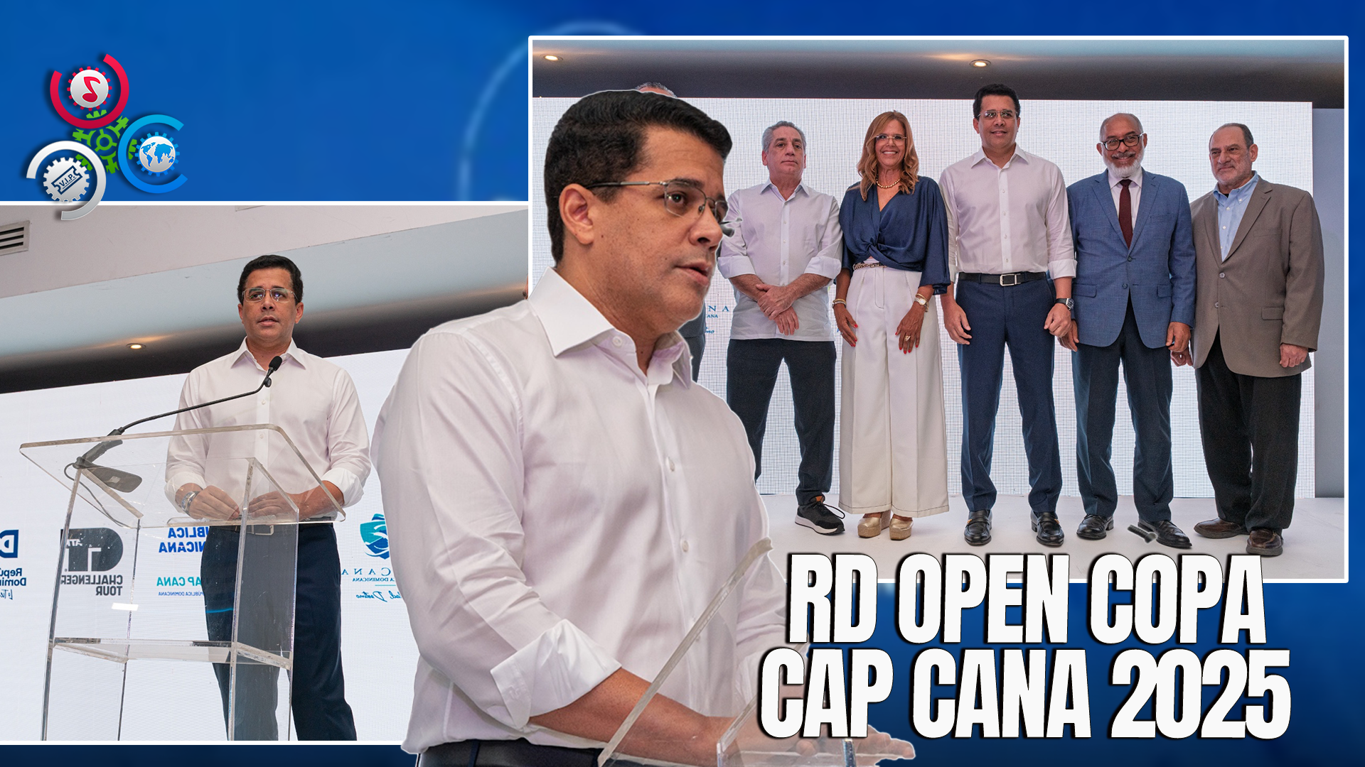 El MITUR Y La Ciudad Destino Presentan Detalles De RD Open Copa Cap Cana 2025