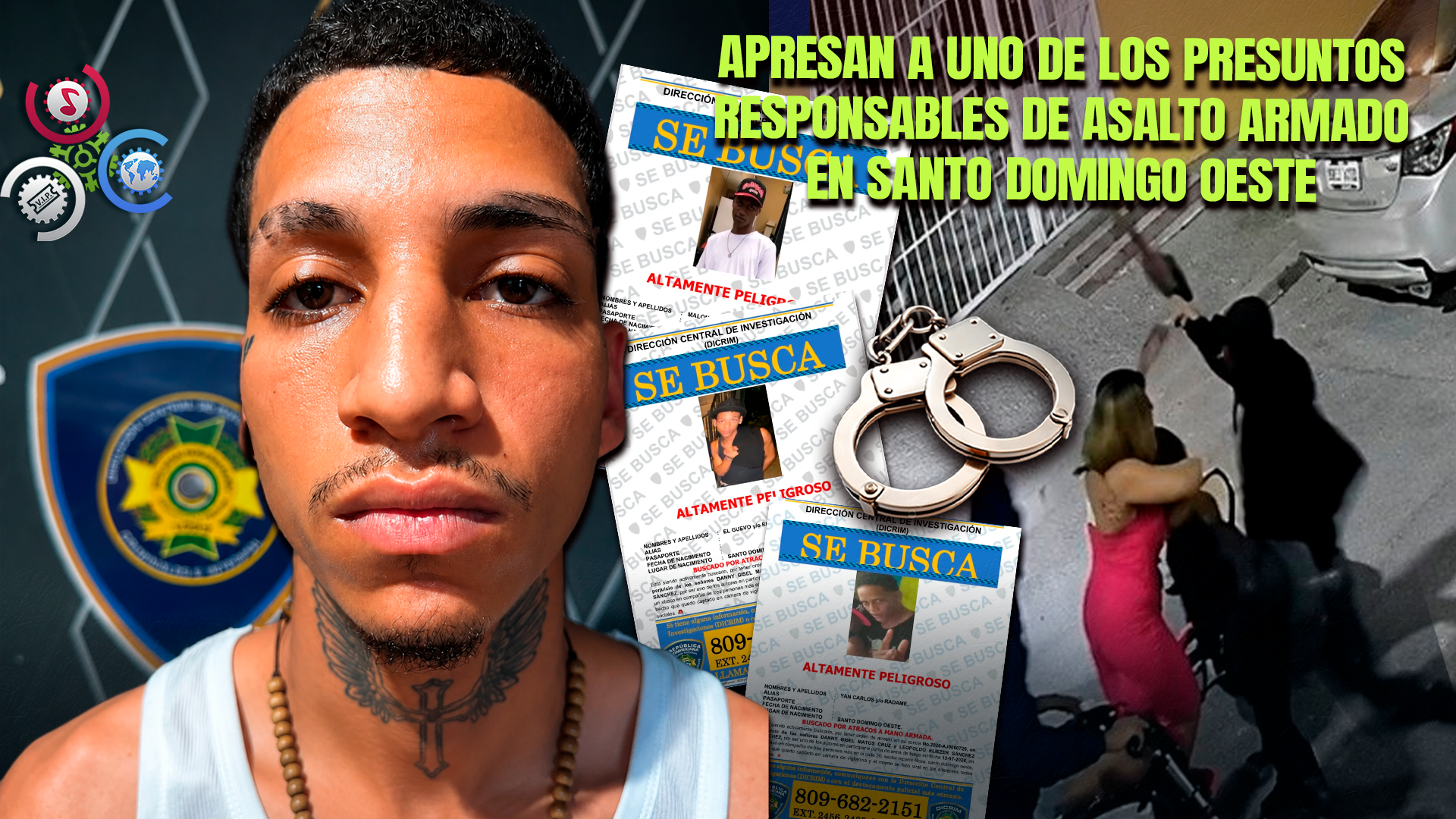 Capturan A “El Flaco” Por Atraco Armado En Las Caobas: Siguen Prófugos Alias “El Malón Y El Guevo“