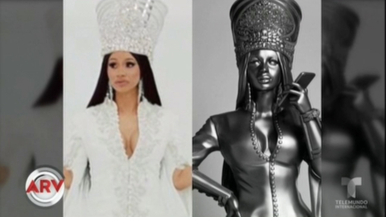Inmortalizan A Cardi B En Una Estatua De Bronce
