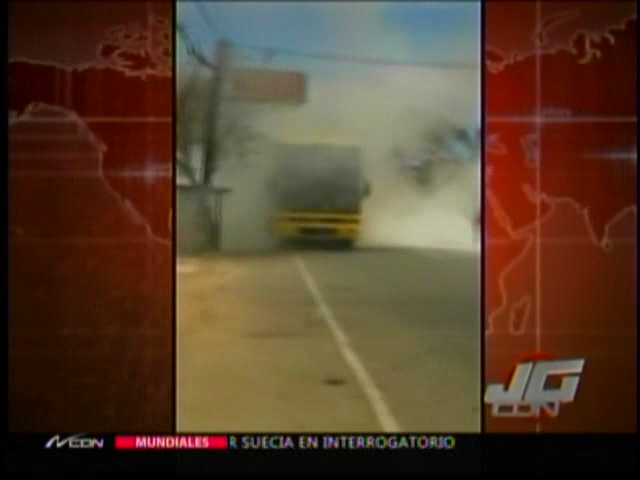 Se Incendia Bus De Caribe Tours Que Salió De Santiago
