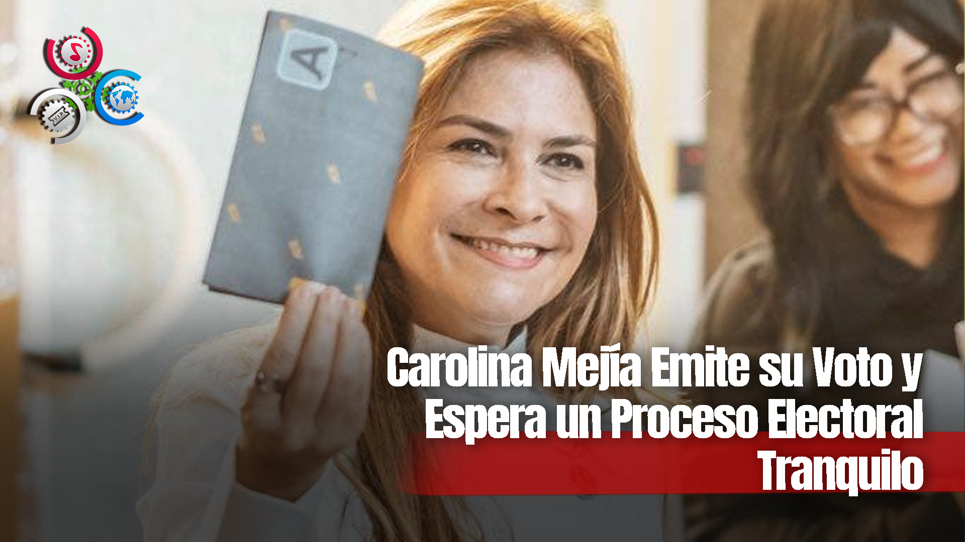 Carolina Mejía Emite Su Voto Y Espera Un Proceso Electoral Tranquilo