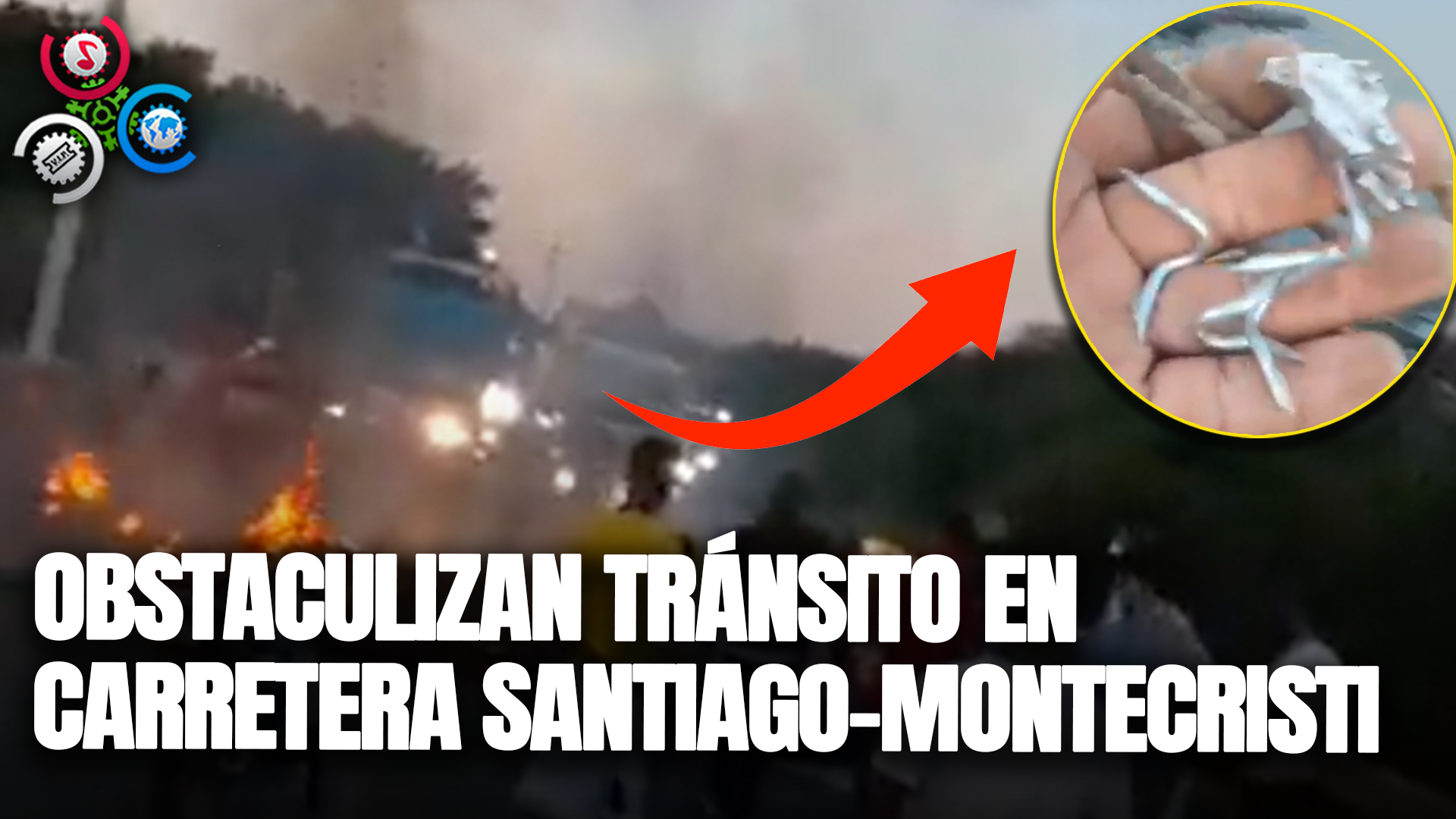 Obstaculizan Tránsito En Carretera Duarte, Tramo Hato Del Medio