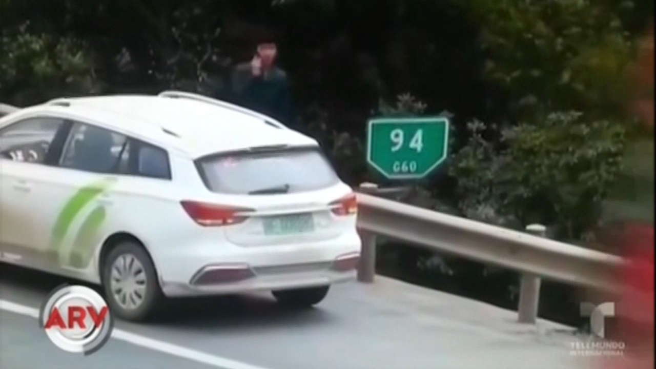 Conductor Se Salvó De Ser Atropellado