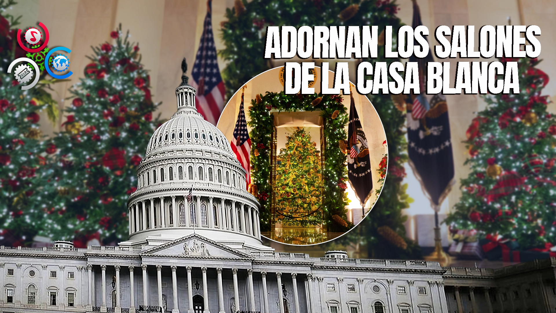 La Casa Blanca Brilla Con El Tema “Temporada De Paz Y Luz” En Su Última Decoración Navideña Bajo Joe Biden