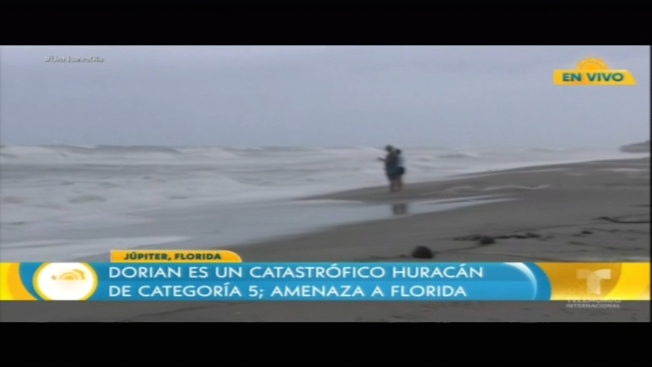 Dorian Es Un Catastrófico Huracán De Categoría 5, Amenaza A Florida