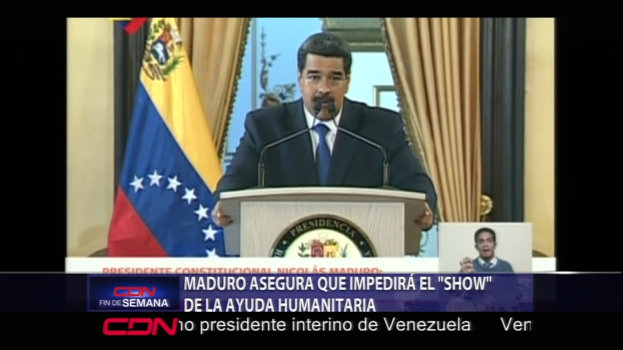 Maduro Asegura Que Impedirá El ”Show” De La Ayuda Humanitaria