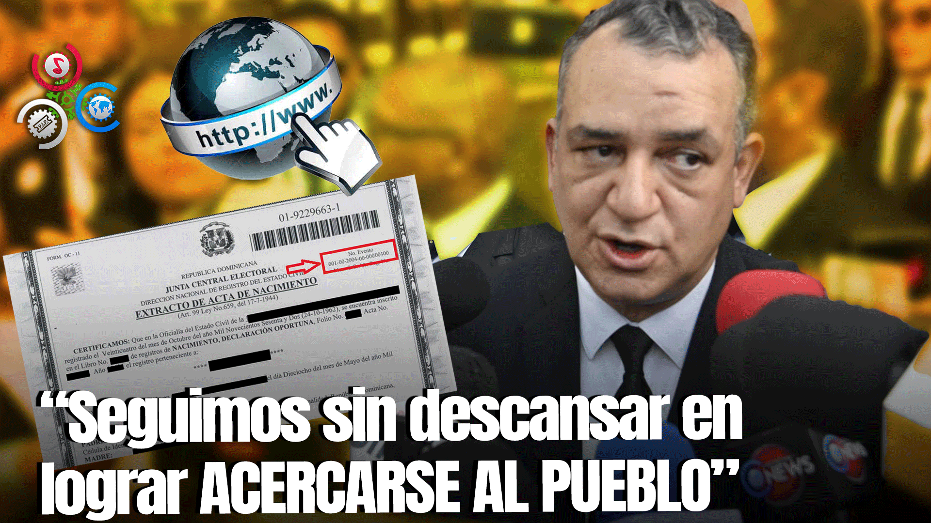 JCE Anuncia Planes De Llevar Solicitud De Servicios Y Expedición De Actas En Línea