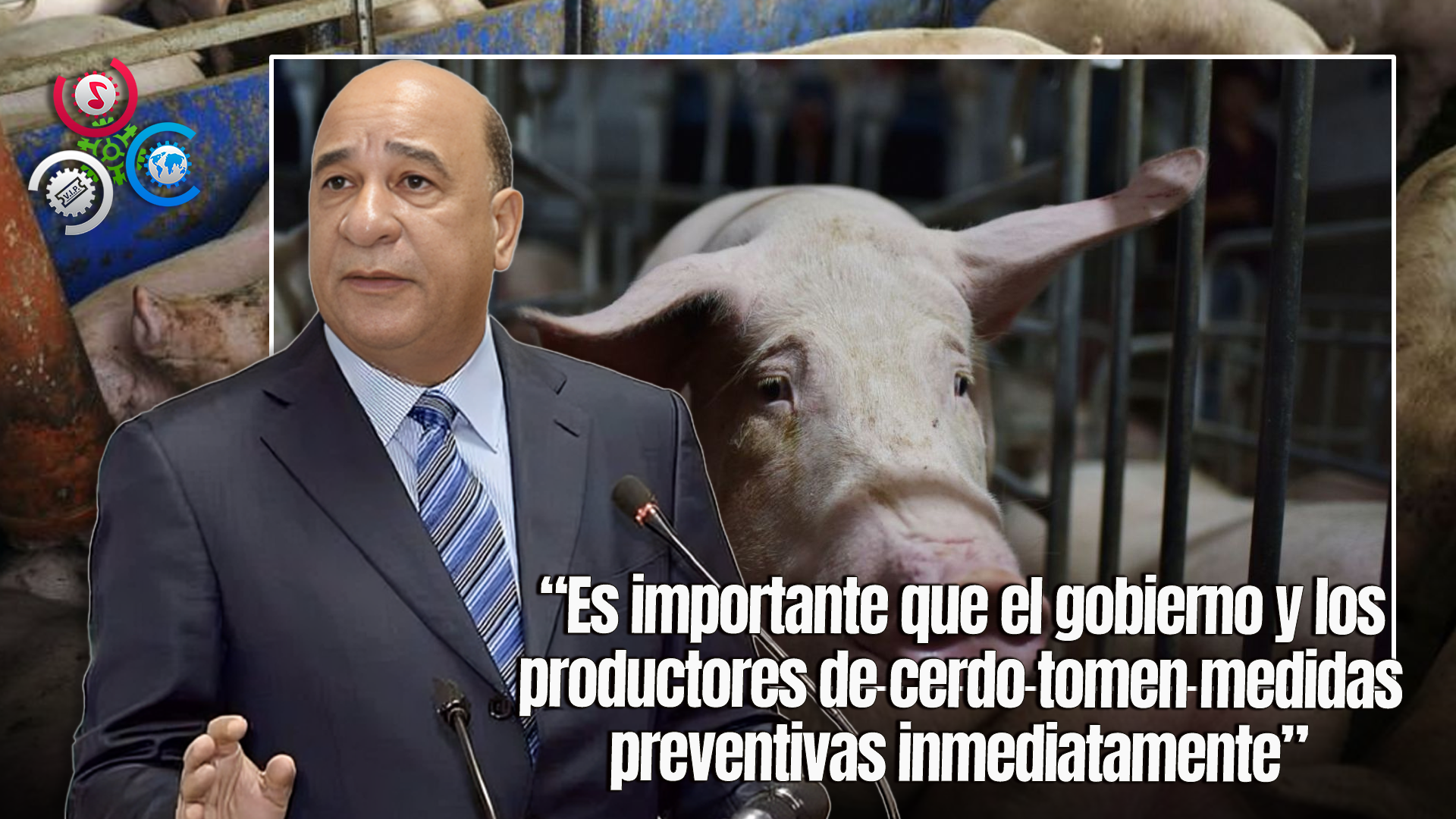Dr. Bautista Rojas Gómez Alerta Sobre Brote De Peste Porcina Africana En La República Dominicana