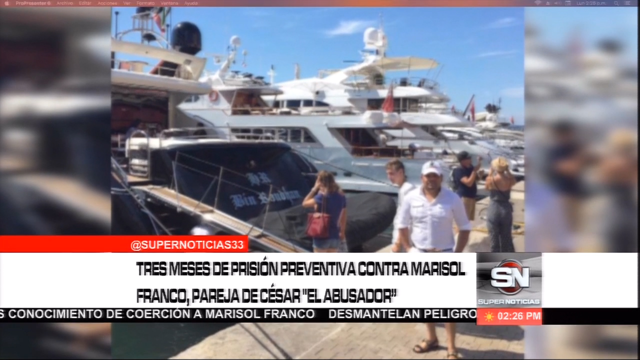 Tres Meses De Prisión Preventiva Contra Marisol Franco Pareja De César “El Abusador”