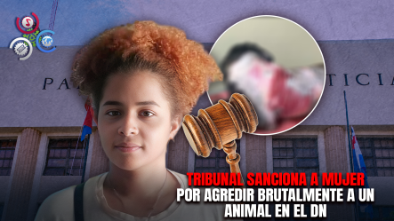 Tribunal Condena A Un Año De Prisión A Mujer Por Agredir Brutalmente A Un Animal En El DN
