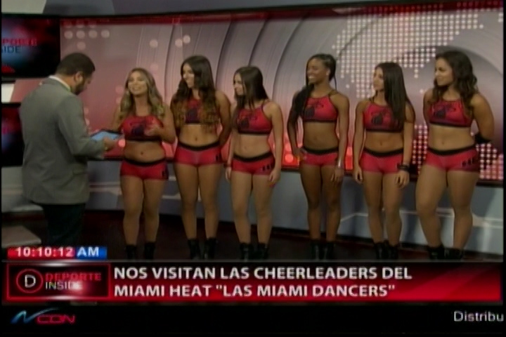De Visita Se Encuentran Las Cheerleaders Del Miami Heat “Las Miami Dancers”