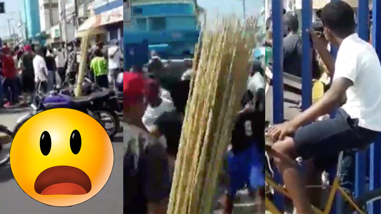 Esto Sobrepaso Lo Increíble, Largas Filas Para Comprar Pendones Para Chichigua