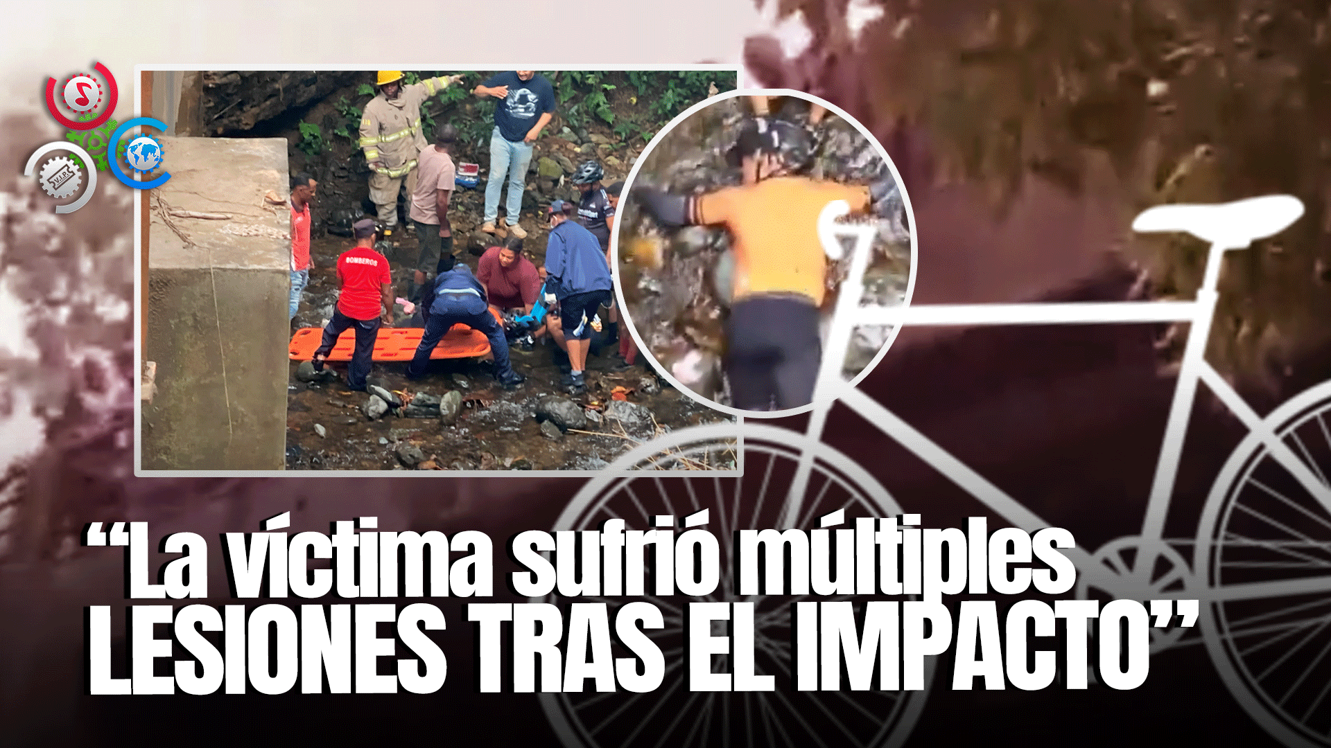 Ciclista Pierde El Control Y Se Desploma De Un Puente En Mal Estado En La Cuaba
