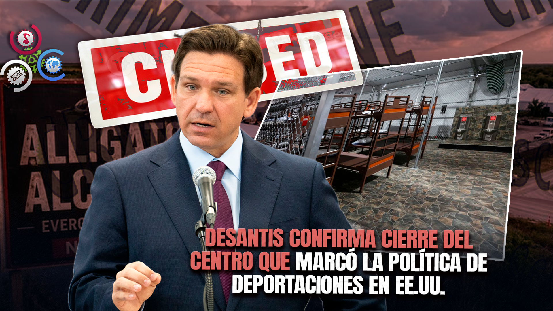 ¡Cierre Definitivo! “Alligator Alcatraz” Llega A Su Fin Tras Casi 21 Mil Deportaciones En Florida