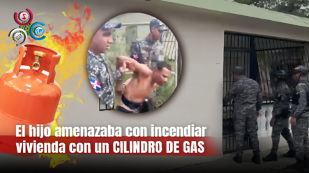 Agentes De La Policía Nacional Salvan La Vida De Una Mujer En Jarabacoa Tras Su Hijo Intentar Quemarla