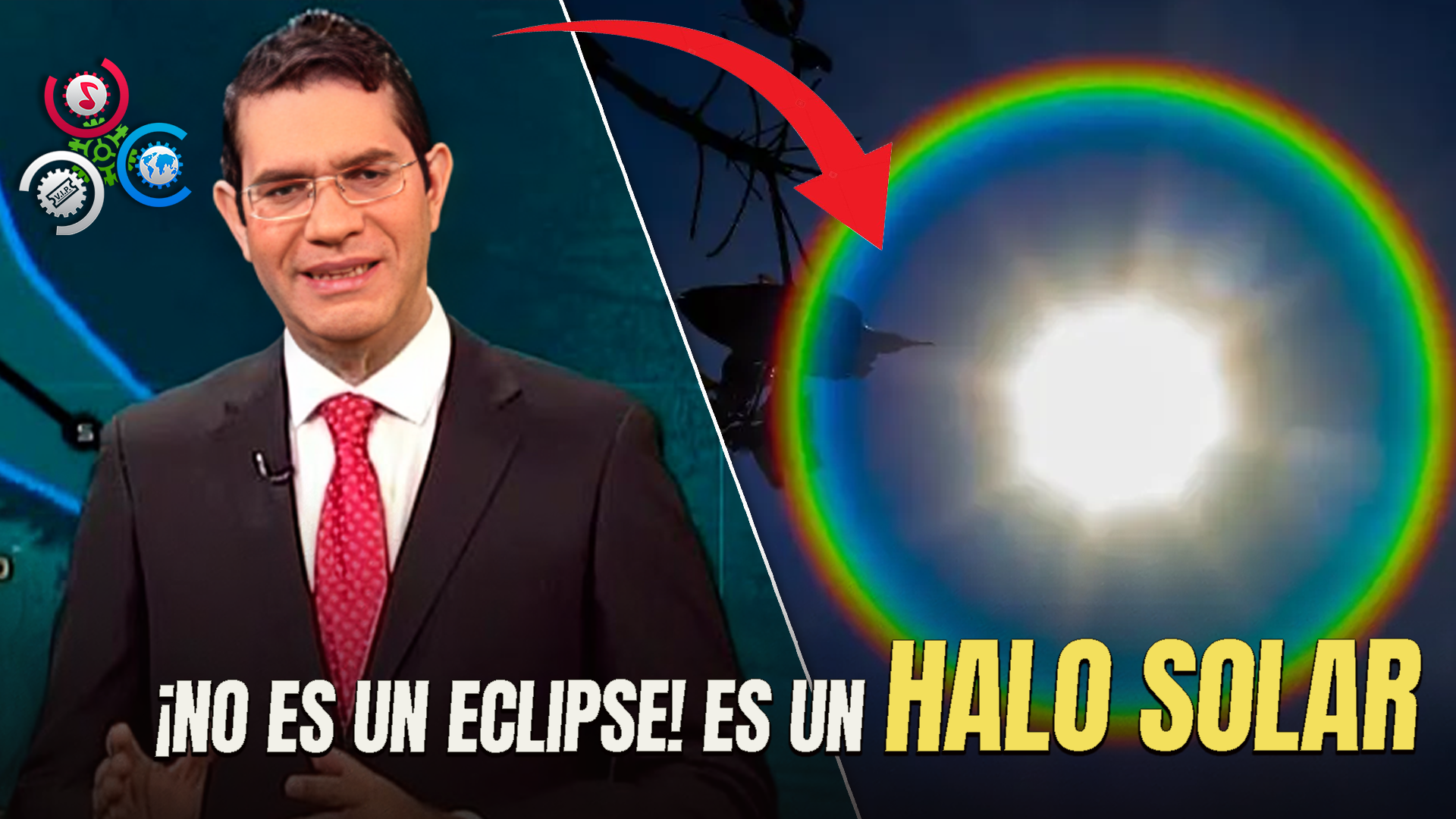 Círculo De Luz Rodea Al Sol En Fenómeno óptico; Evite Mirarlo Sin Protección