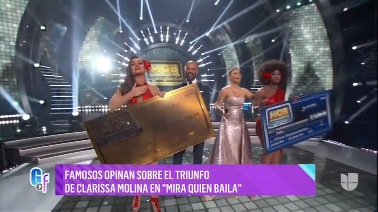 Famosos Opinan Sobre El Triunfo De Clarissa Molina En “Mira Quien Baila”