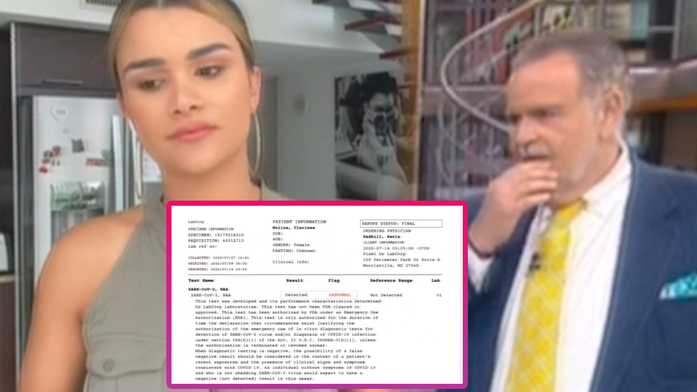 Clarissa Molina Da Positivo Al COVID-19 Y Esta Fue La Reacción De Raúl Desde Los Estudios De Univisión