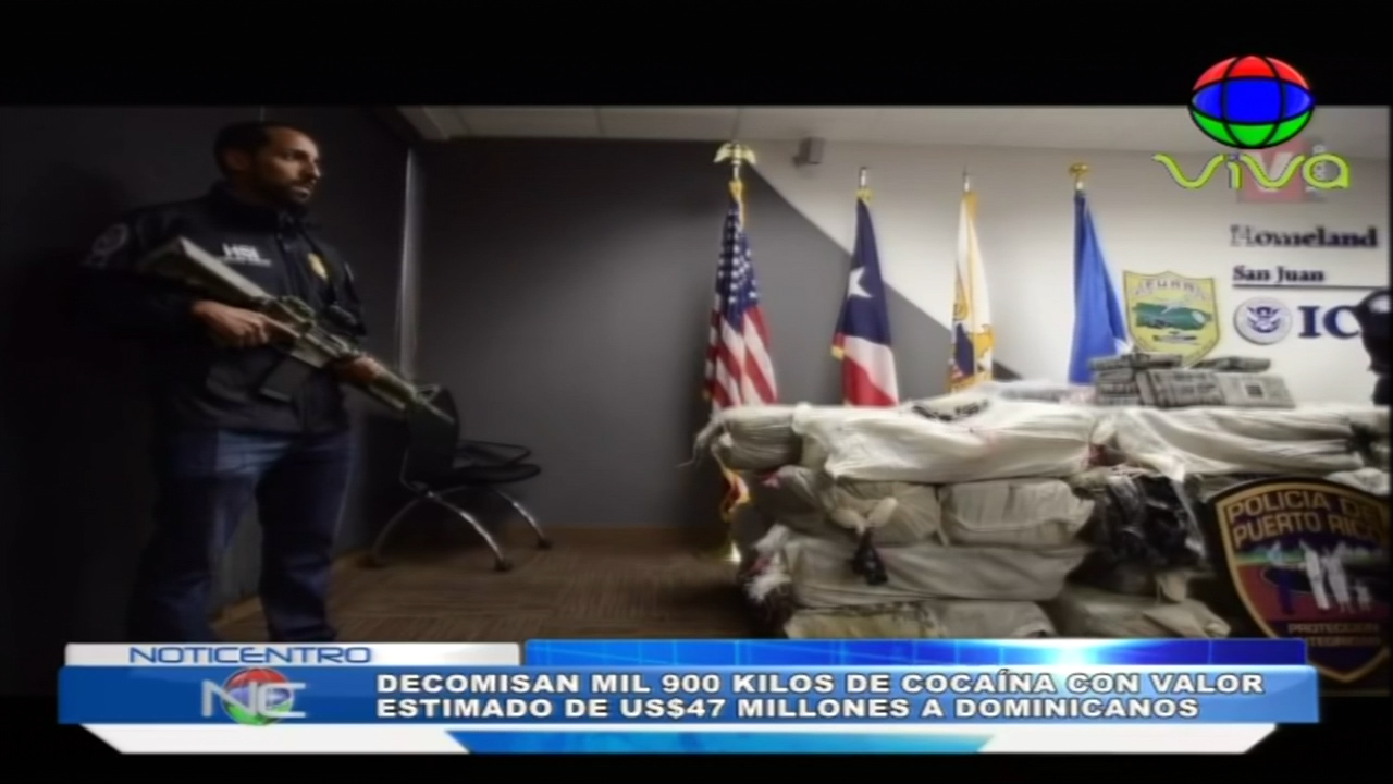 Federales De Estados Unidos Decomisan 1900 Kilos De Cocaína Con Valor Estimado De 47 Millones De Dólares Supuestamente Habrían Salido Desde RD