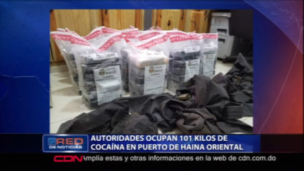 Autoridades Incautan 101 Kilos De Cocaína En El Puerto De Haina Procedente De Colombia