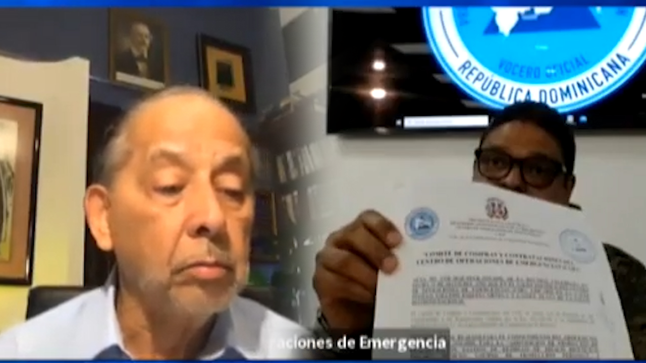 Director Del COE Le Aclara A Huchi Lora Sobre Acusaciones De Posibles Irregularidades En Las Licitaciones