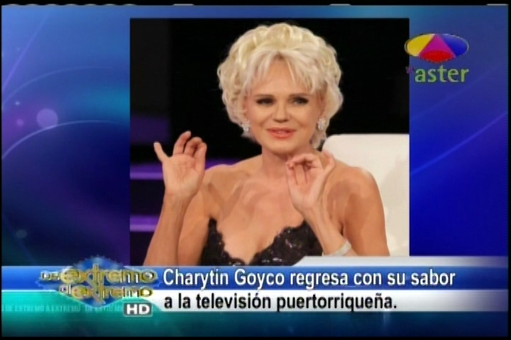Charytín Goico Regresa Con Su Sabor A La TV Puertorriqueña