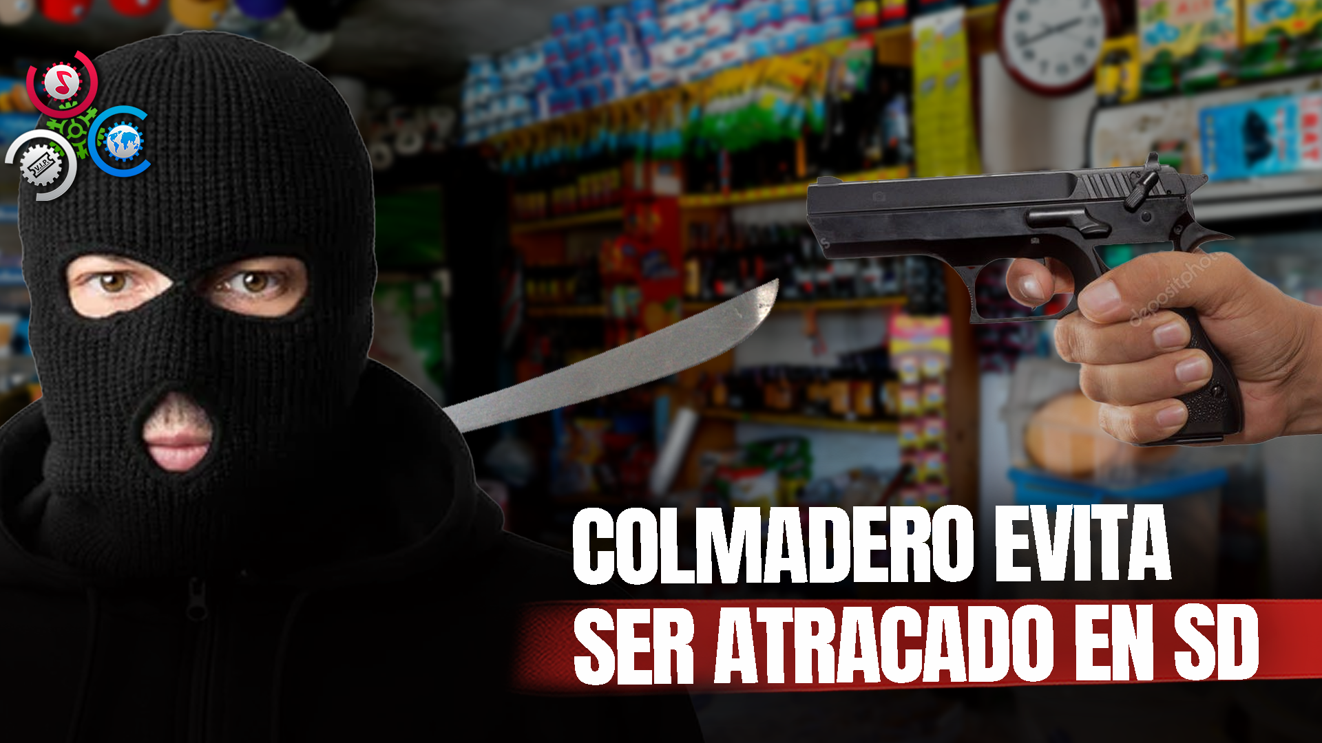 Propietario De Colmado Ahuyenta Con Pistola A Ladrones Que Pretendían Atracarlo En Santo Domingo