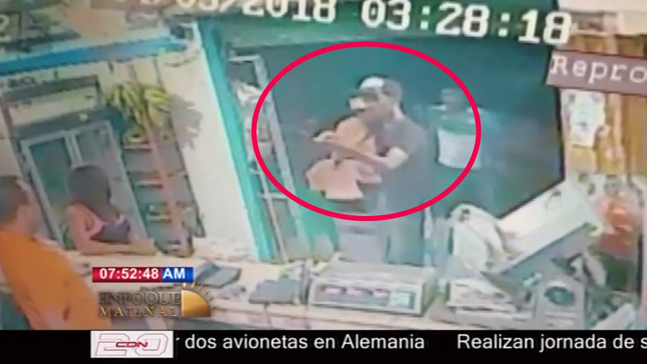 Captado En Cámara: Delincuentes Le Dan Un Tiro A Colmadero