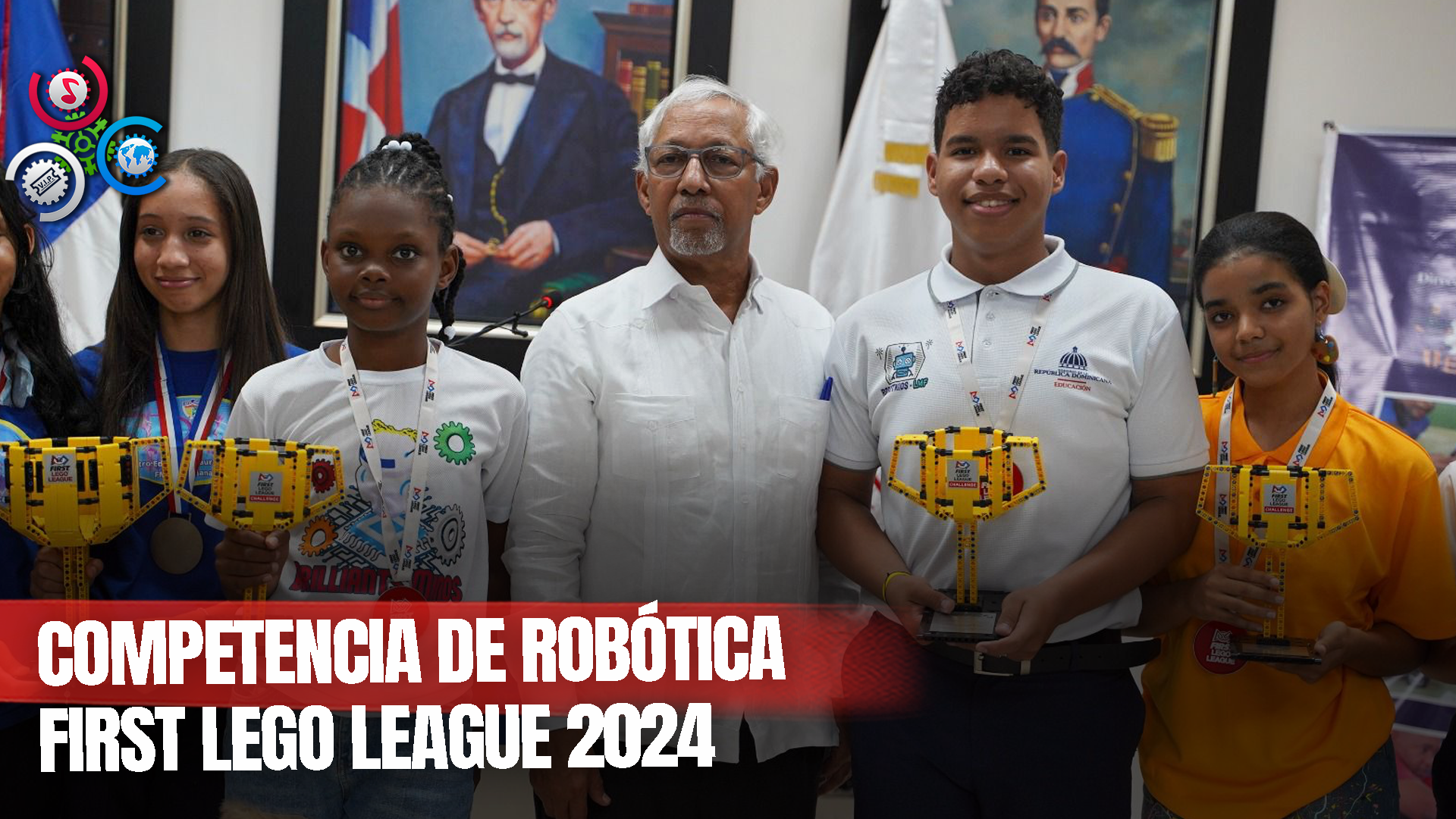 Minerd Reconoce A Estudiantes Ganadores De Competencia De Robótica First Lego League 2024