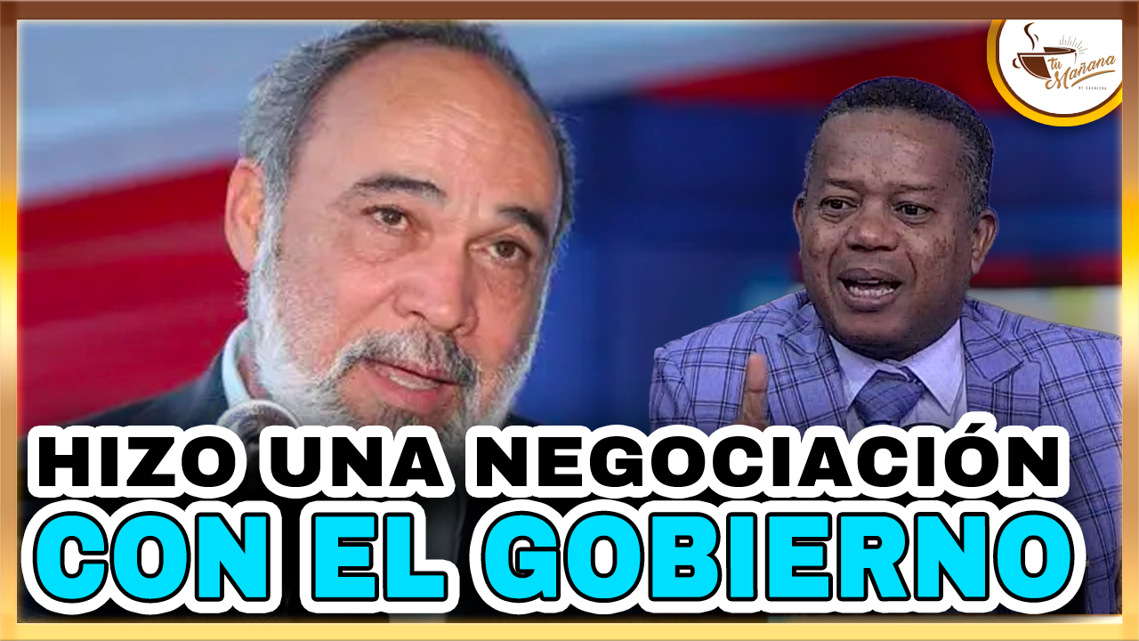 Rafael Caminero – Francisco Pagán Hizo Una Negociación Con El Gobierno | Tu Mañana By Cachicha