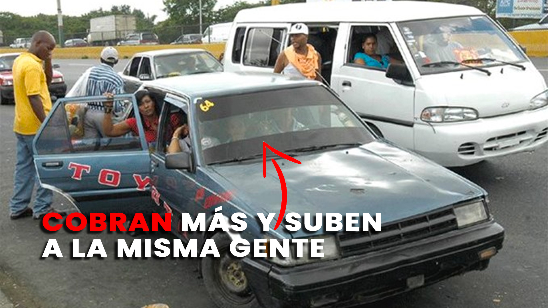 Periodista Se Queja De Que Carros Concho Cobran Más, Pero Suben Hasta 7 Personas