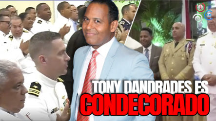 Marina De Guerra De República Dominicana Condecora A Tony Dandrades Y Otras Personalidades