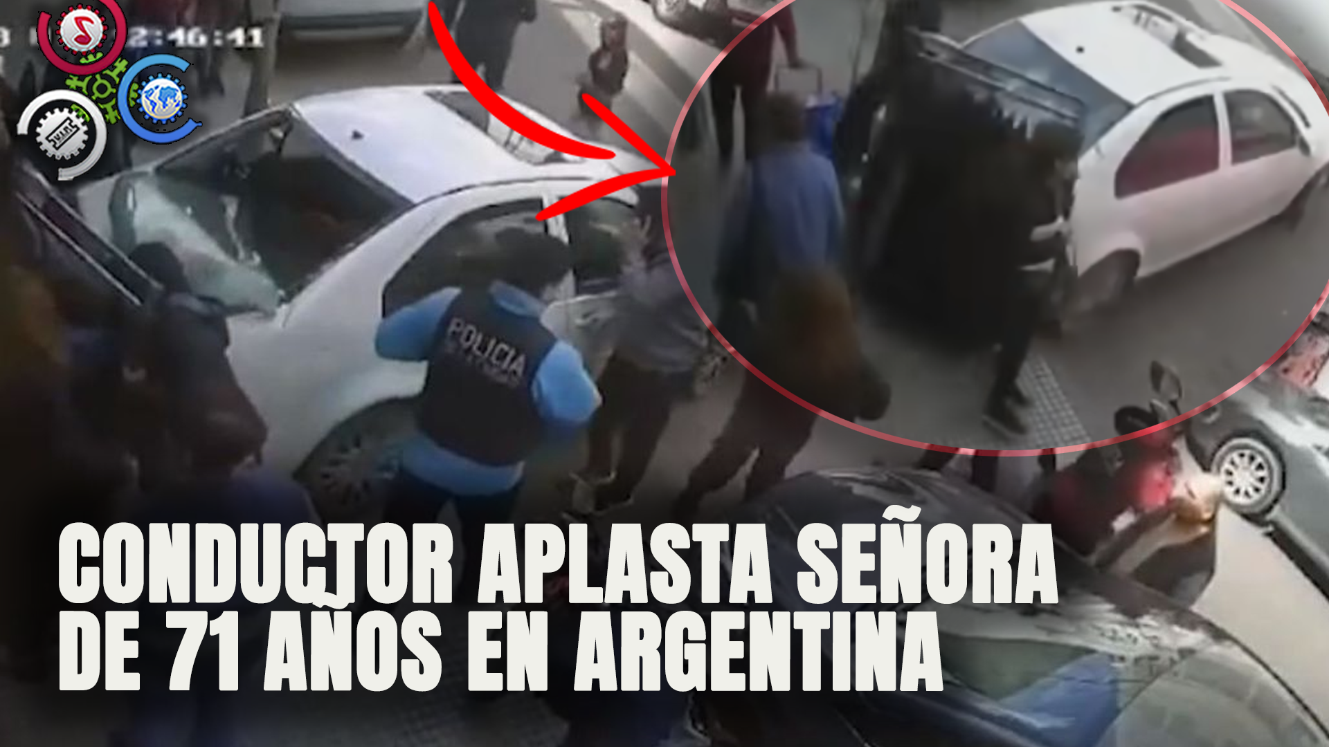 Conductor Sufre Una Convulsión Y APLASTA SEÑORA DE 71 AÑOS En Argentina