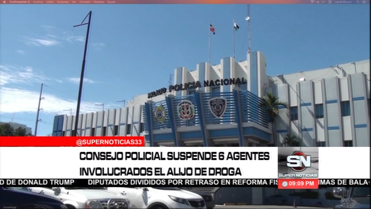 Consejo Policial Suspende 6 Agentes Involucrados El Alijo De Droga